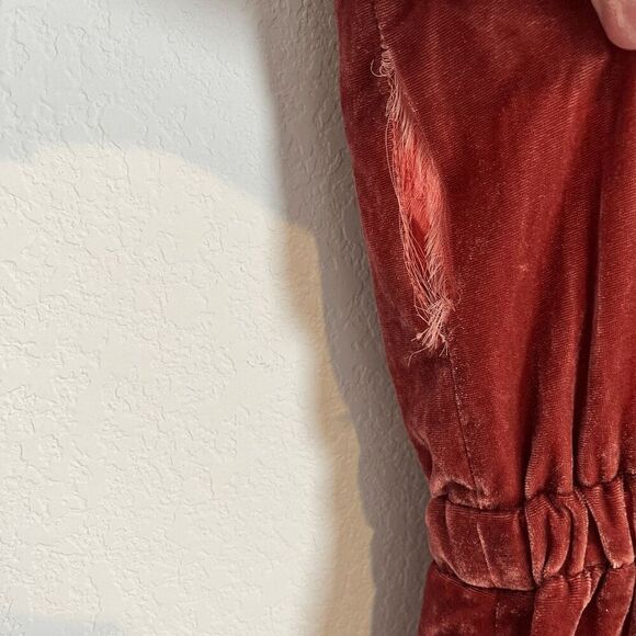 Anthropologie x Birds of Paradise Travota Great Velvet Jumpsuit Size Medium - Picture 7 of 10